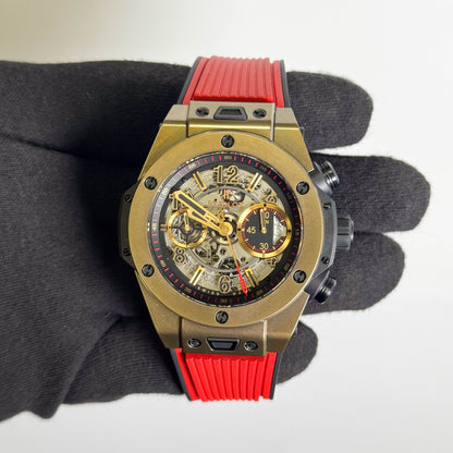Hublot Big Bang 42mm Skeleton Dial Watch Ref# 411.MX.1138.RX