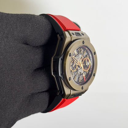 Hublot Big Bang 42mm Skeleton Dial Watch Ref# 411.MX.1138.RX