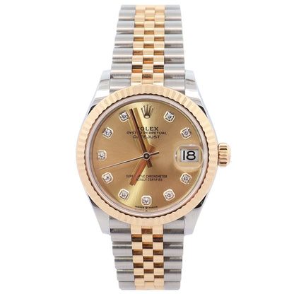 Rolex Datejust 31mm Champagne Dial Watch Ref# 278273 - Happy Jewelers Fine Jewelry Lifetime Warranty