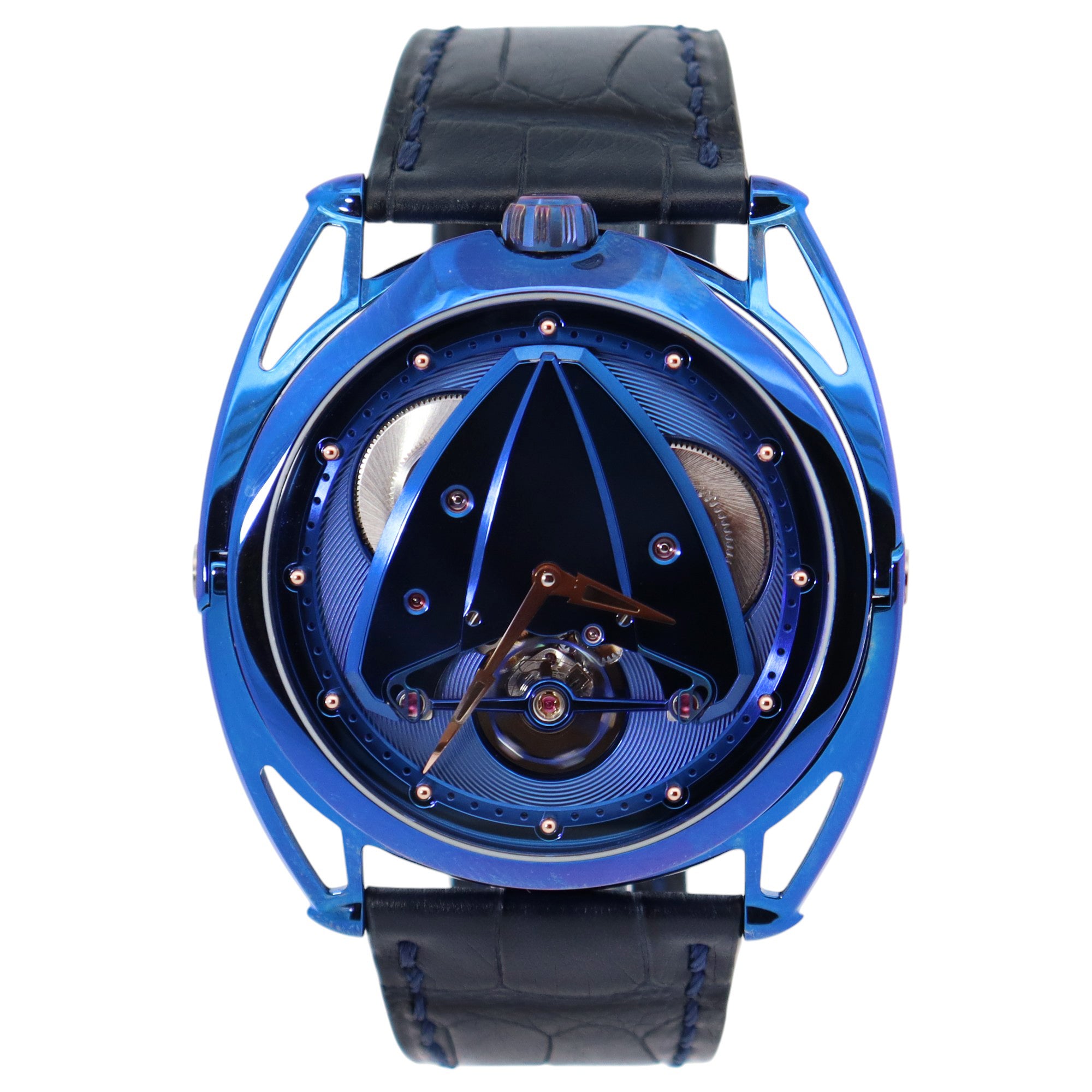 De Bethune DB28 43mm Blue Dial Watch Ref# DB22TS1 - Happy Jewelers Fine Jewelry Lifetime Warranty
