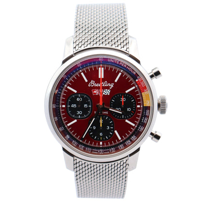 Breitling Top Time 41mm Red Dial Watch Ref# AB01761A1K1A1 - Happy Jewelers Fine Jewelry Lifetime Warranty