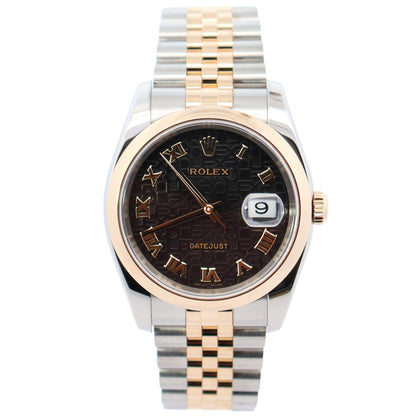 Rolex Datejust 36mm Black Dial Watch Ref# 116203 - Happy Jewelers Fine Jewelry Lifetime Warranty