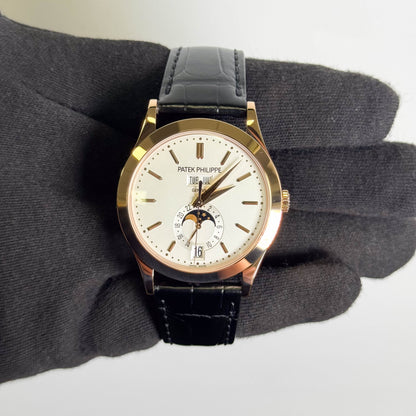 Patek Philippe Complications Annual Calendar 38.5mm White Dial Watch Ref# 5396R-011