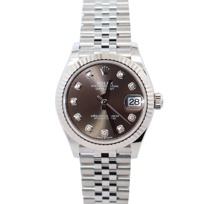 Rolex Datejust 31mm Grey Dial Watch Ref# 278274 - Happy Jewelers Fine Jewelry Lifetime Warranty