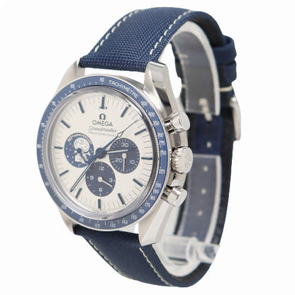 Omega Men's Speedmaster Stainless Steel 42mm White Chronograph Dial Watch Reference #310.32.42.50.02.001 - Happy Jewelers Fine Jewelry Lifetime Warranty