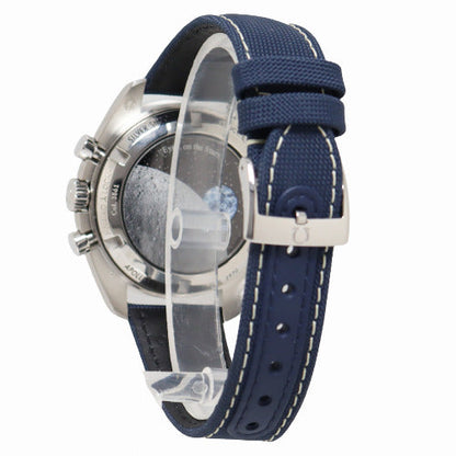 Omega Men's Speedmaster Stainless Steel 42mm White Chronograph Dial Watch Reference #310.32.42.50.02.001 - Happy Jewelers Fine Jewelry Lifetime Warranty