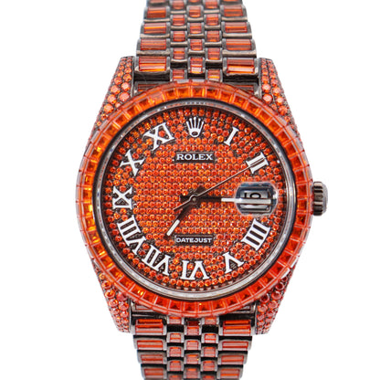 Rolex Datejust 41mm Pave Dial Watch Ref# 126300 - Happy Jewelers Fine Jewelry Lifetime Warranty