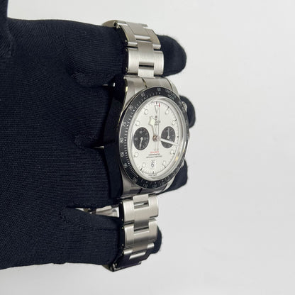 Tudor Black Bay Chrono 41mm White Dial Watch Ref# 79360N - Happy Jewelers Fine Jewelry Lifetime Warranty