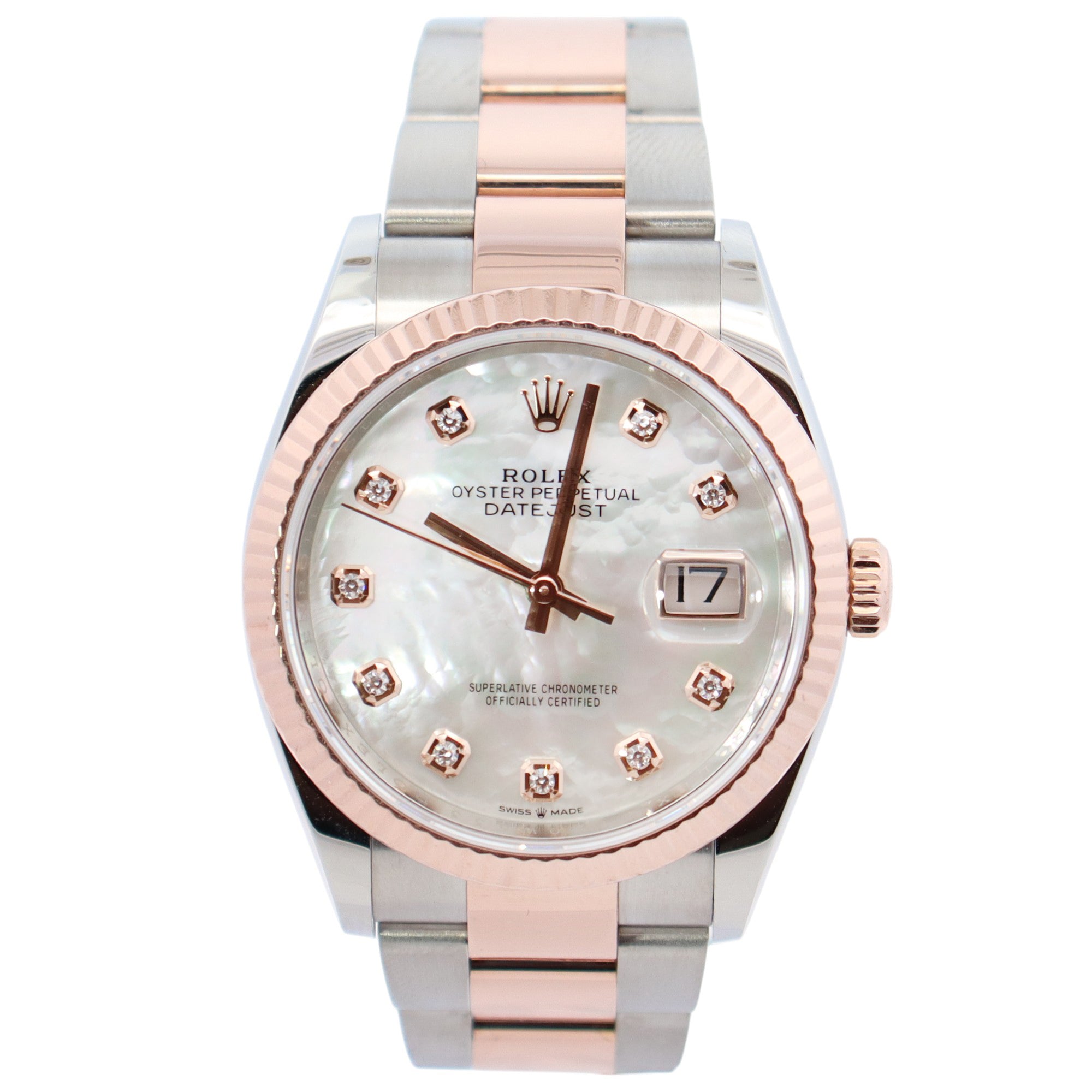 Rolex Datejust 36mm MOP Dial Watch Ref# 126231 - Happy Jewelers Fine Jewelry Lifetime Warranty