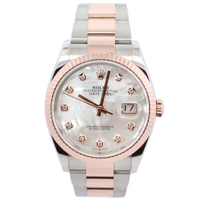 Rolex Datejust 36mm MOP Dial Watch Ref# 126231 - Happy Jewelers Fine Jewelry Lifetime Warranty