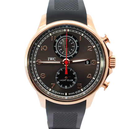 IWC Portuguese 45.5mm Grey Dial Watch Ref# IW390209 - Happy Jewelers Fine Jewelry Lifetime Warranty