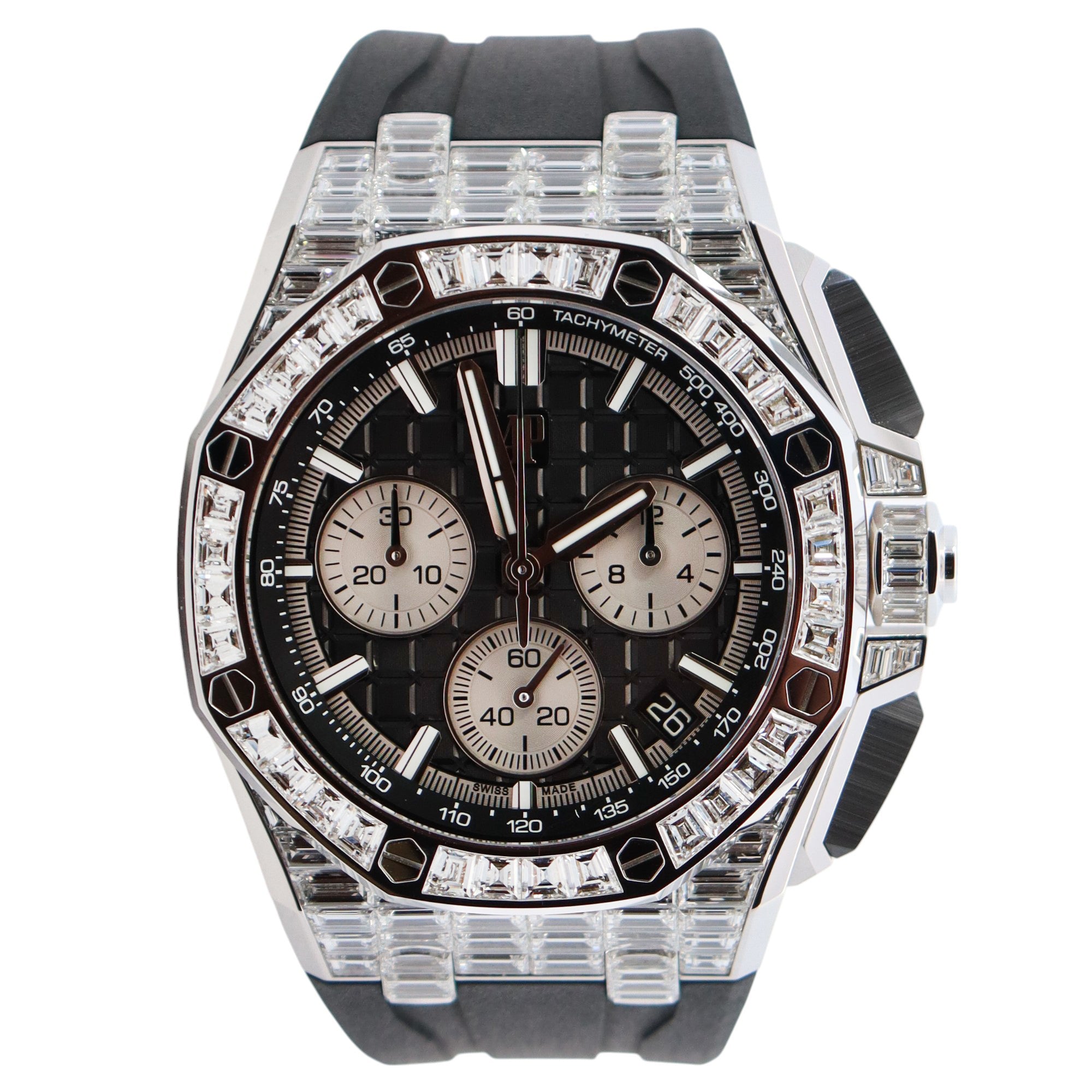 Audemars Piguet Royal Oak 43mm Black Dial Watch Ref# 26425BC.ZZ.D002CA.01 - Happy Jewelers Fine Jewelry Lifetime Warranty