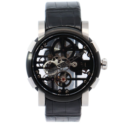 Romain Jerome Moon 42mm Skeleton Dial Watch Ref# RJMAU025 - Happy Jewelers Fine Jewelry Lifetime Warranty