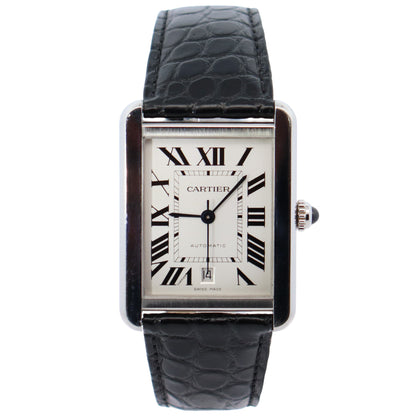 Cartier Tank 31mm White Dial Watch Ref# W5200027 - Happy Jewelers Fine Jewelry Lifetime Warranty