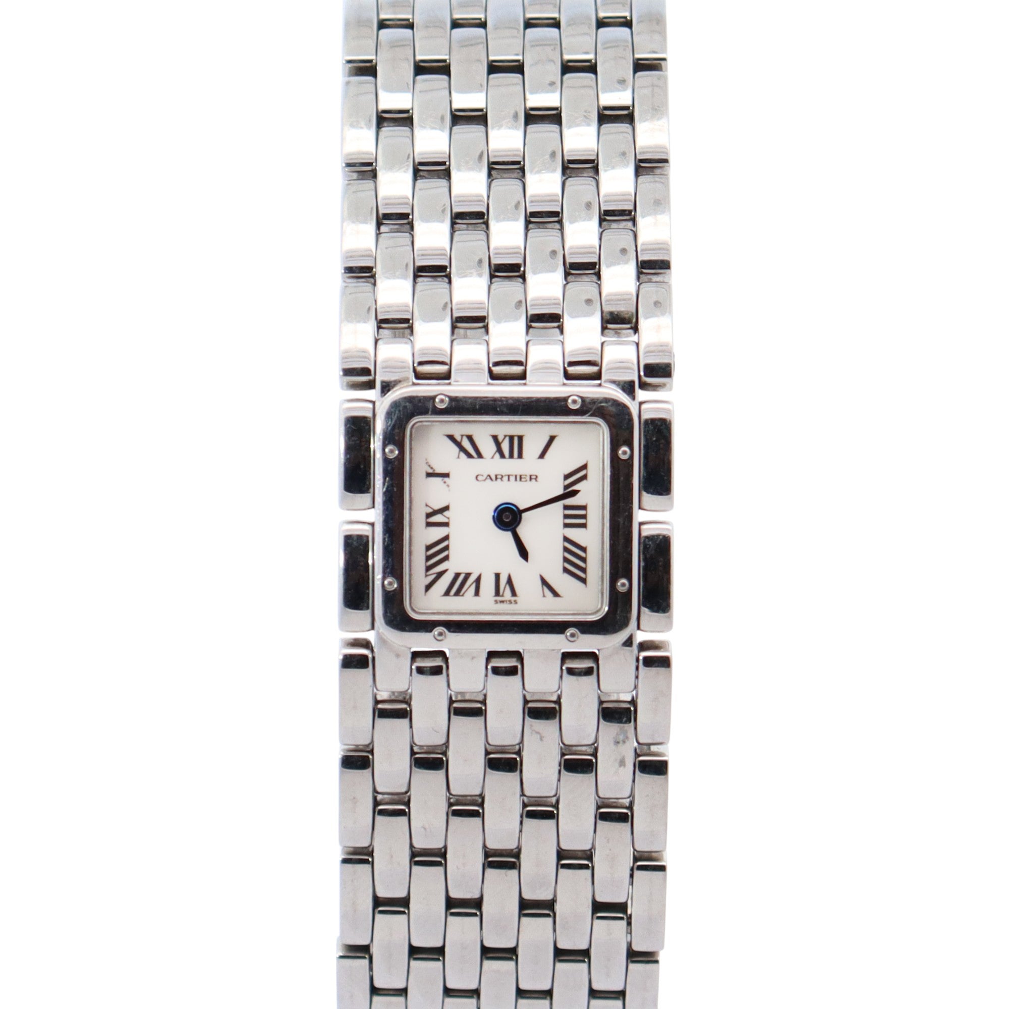 Cartier Panthere 21mm White Dial Watch Ref# W61001T9 - Happy Jewelers Fine Jewelry Lifetime Warranty