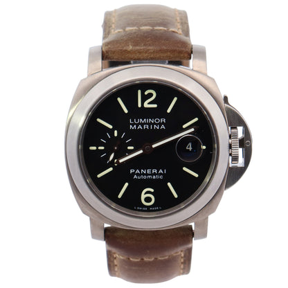 Panerai Luminor 44mm Black Dial Watch Ref# PAM00240 - Happy Jewelers Fine Jewelry Lifetime Warranty