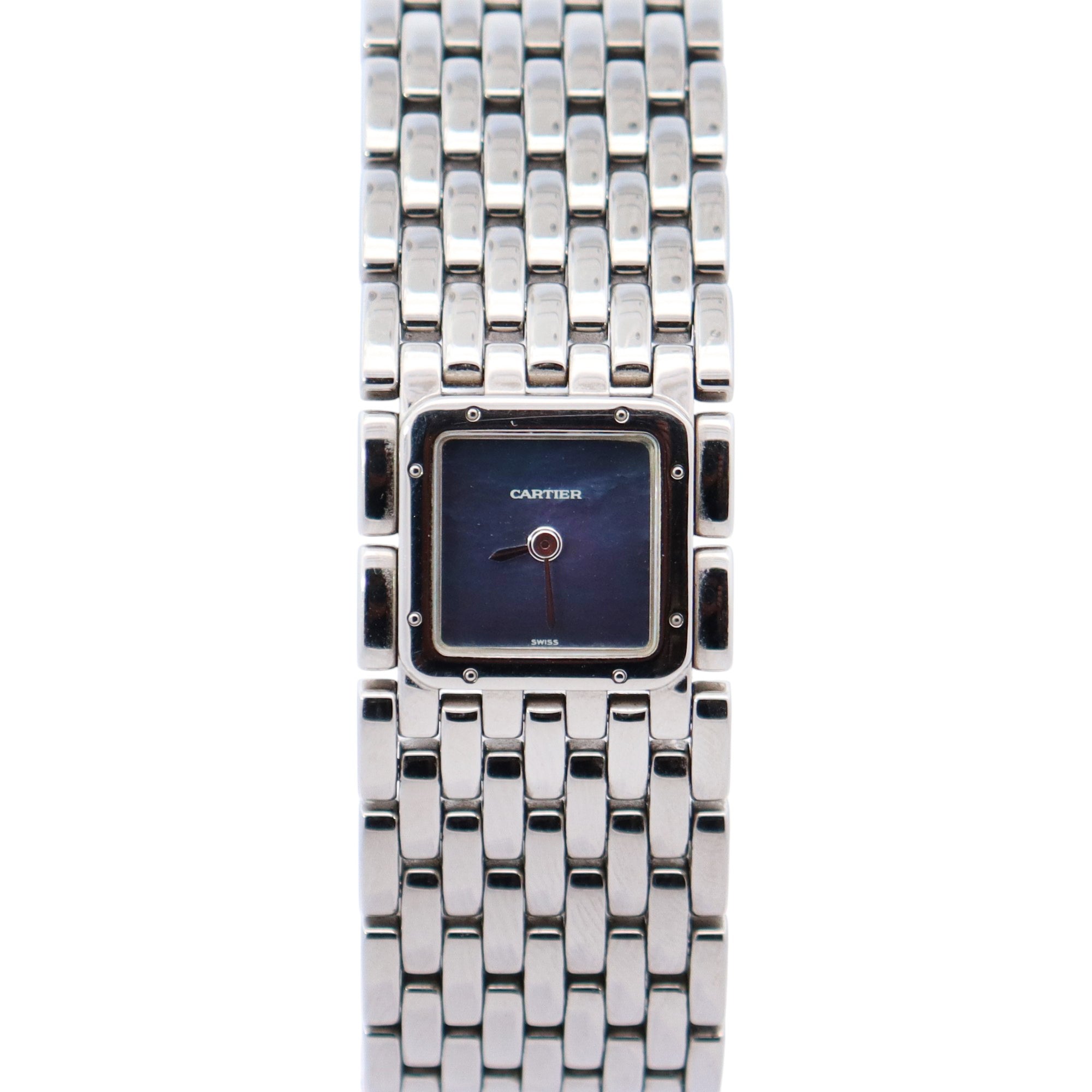 Cartier Panthere 21mm MOP Dial Watch Ref# W61002T9 - Happy Jewelers Fine Jewelry Lifetime Warranty