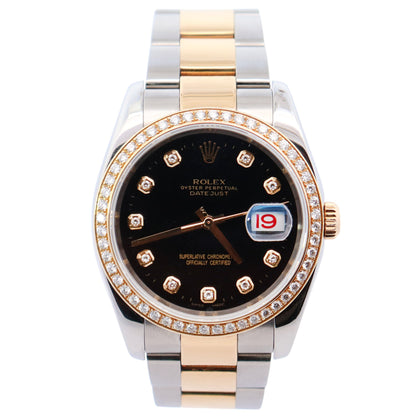 Rolex Datejust 36mm Black Dial Watch Ref# 116203 - Happy Jewelers Fine Jewelry Lifetime Warranty