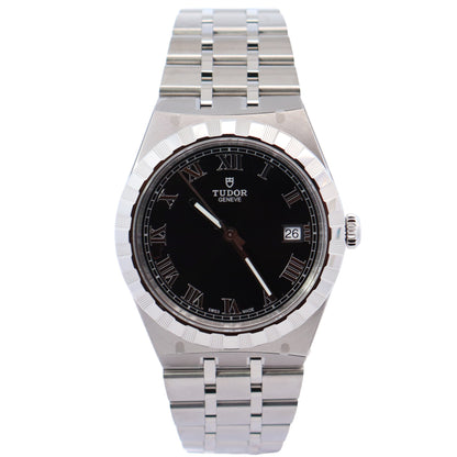 Tudor Royal 38mm Black Dial Watch Ref# 28500 - Happy Jewelers Fine Jewelry Lifetime Warranty