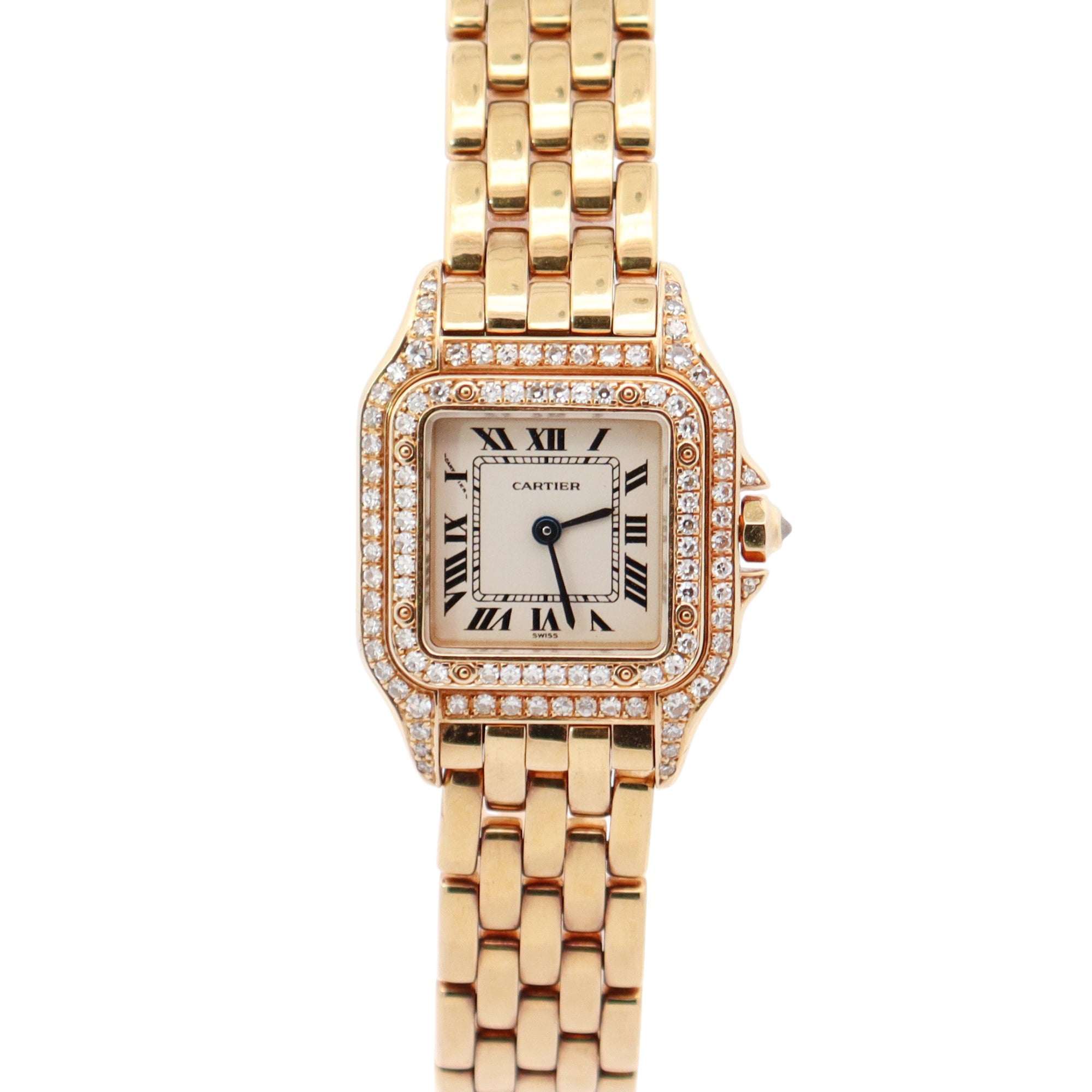 Cartier Panthere 22mm Ivory Dial Watch Ref# WF3070B9 - Happy Jewelers Fine Jewelry Lifetime Warranty