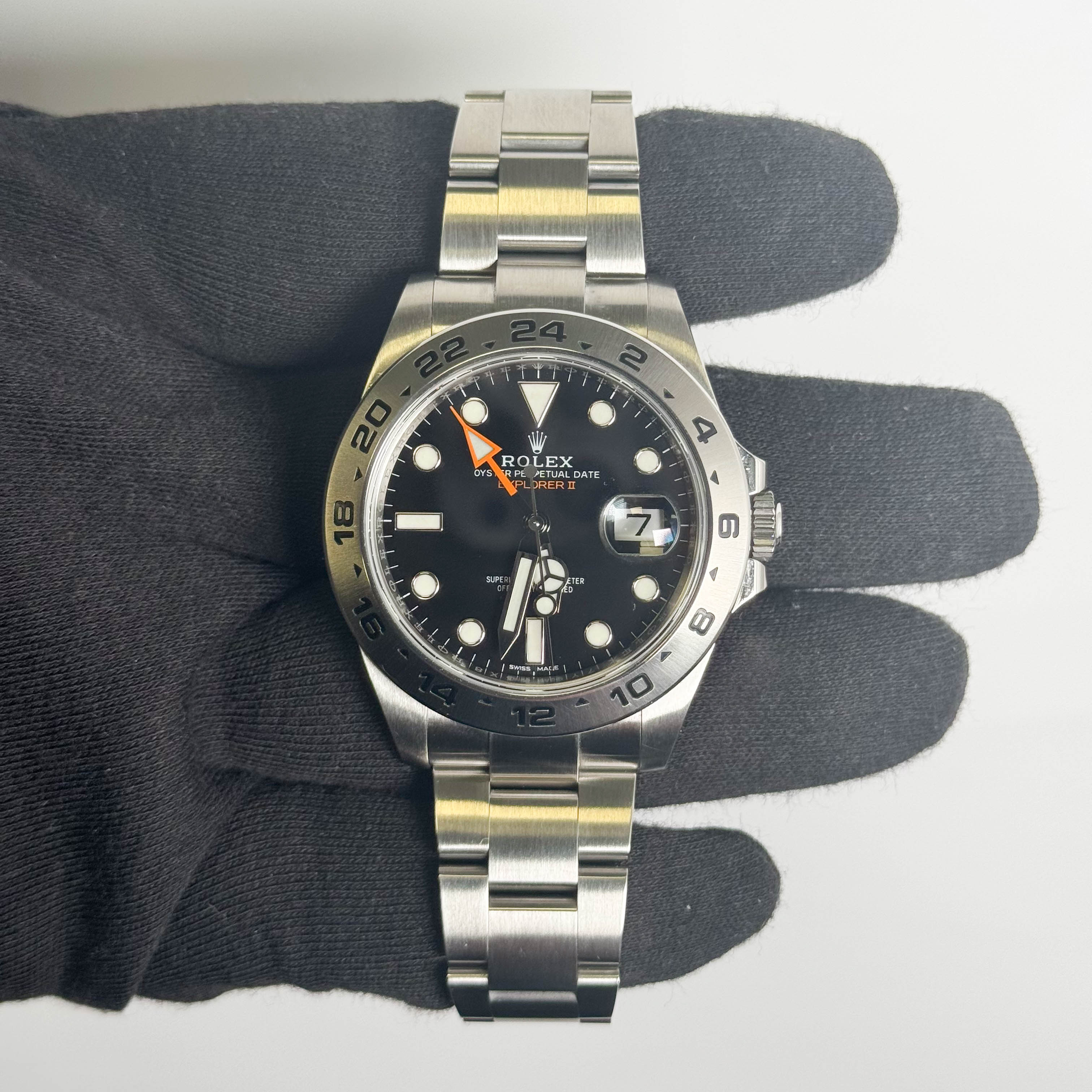 Rolex Explorer II 42mm Black Dial Watch Ref# 216570