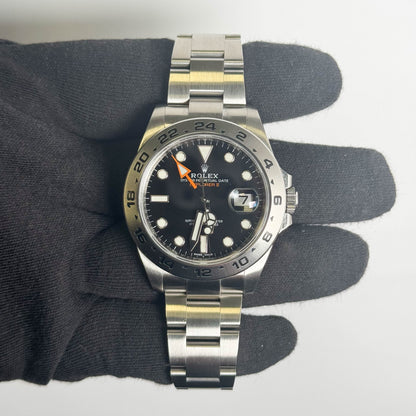 Rolex Explorer II 42mm Black Dial Watch Ref# 216570