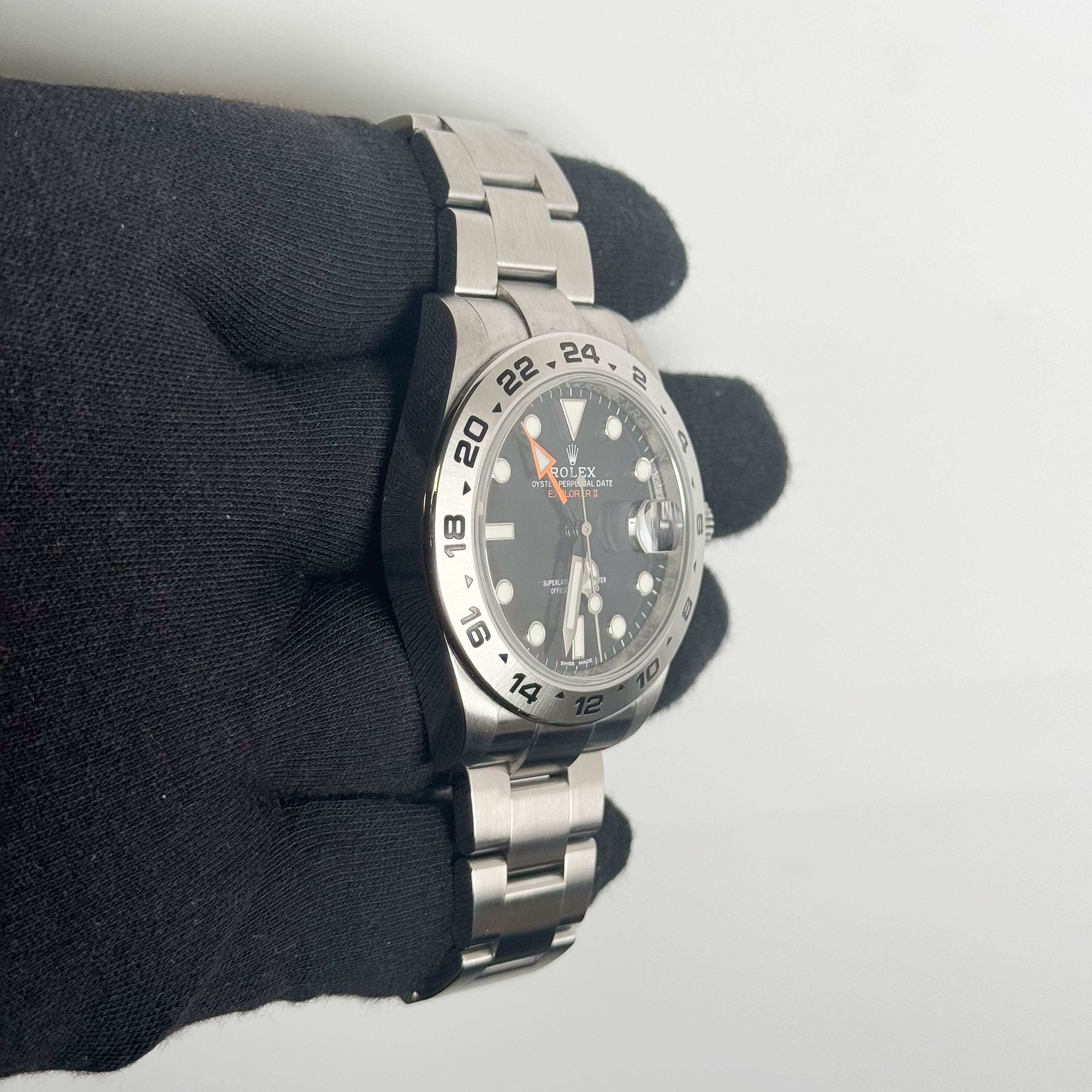 Rolex Explorer II 42mm Black Dial Watch Ref# 216570