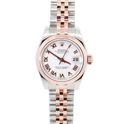 Rolex Datejust 26mm White Dial Watch Ref# 179161 - Happy Jewelers Fine Jewelry Lifetime Warranty