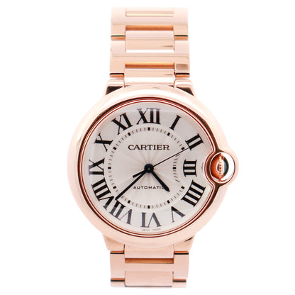 Cartier Ballon Bleu 36.6mm Silver Dial Watch Ref# W69004Z2 - Happy Jewelers Fine Jewelry Lifetime Warranty