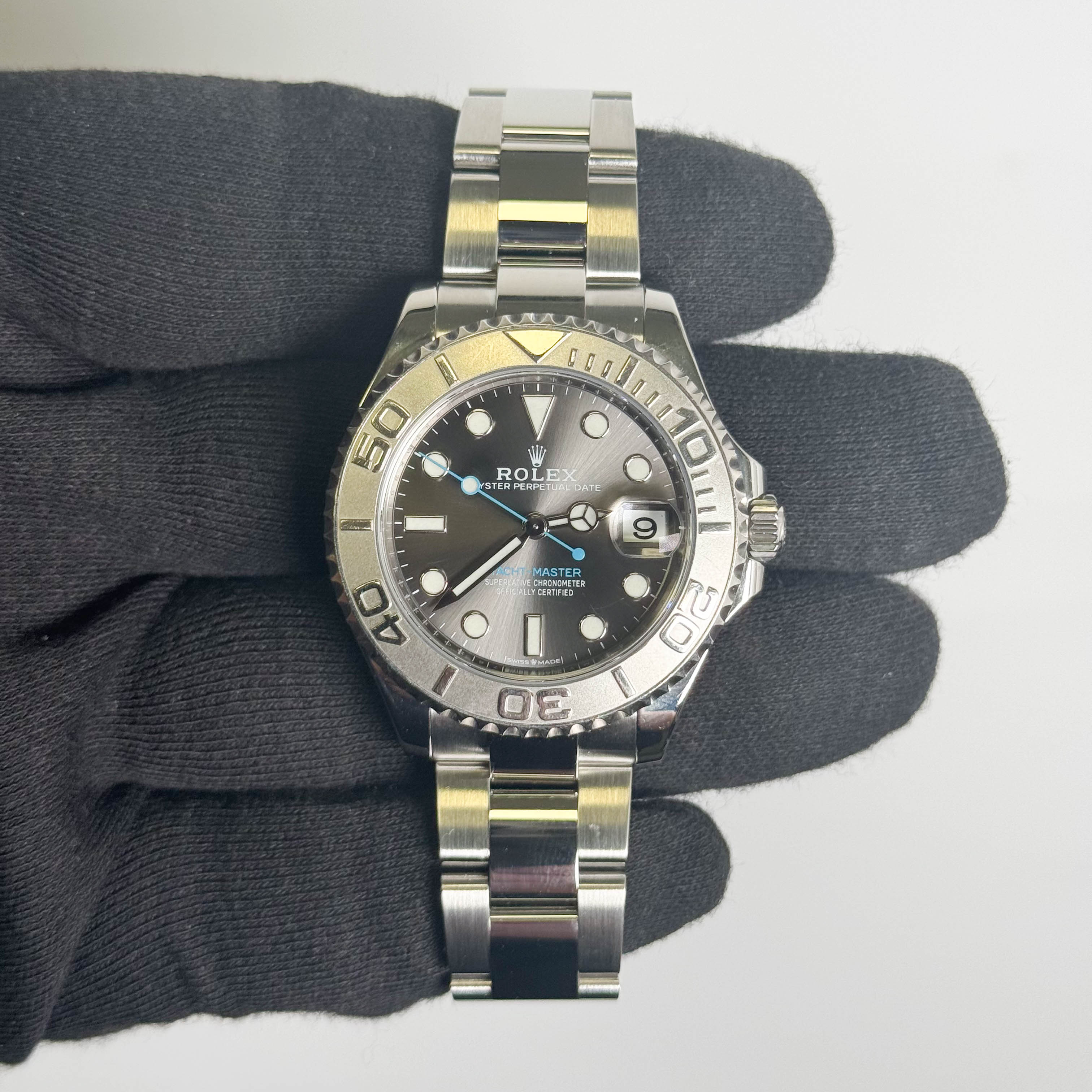 Rolex Yacht-Master 37mm Rhodium Dial Watch Ref# 268622