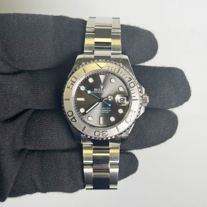 Rolex Yacht-Master 37mm Rhodium Dial Watch Ref# 268622
