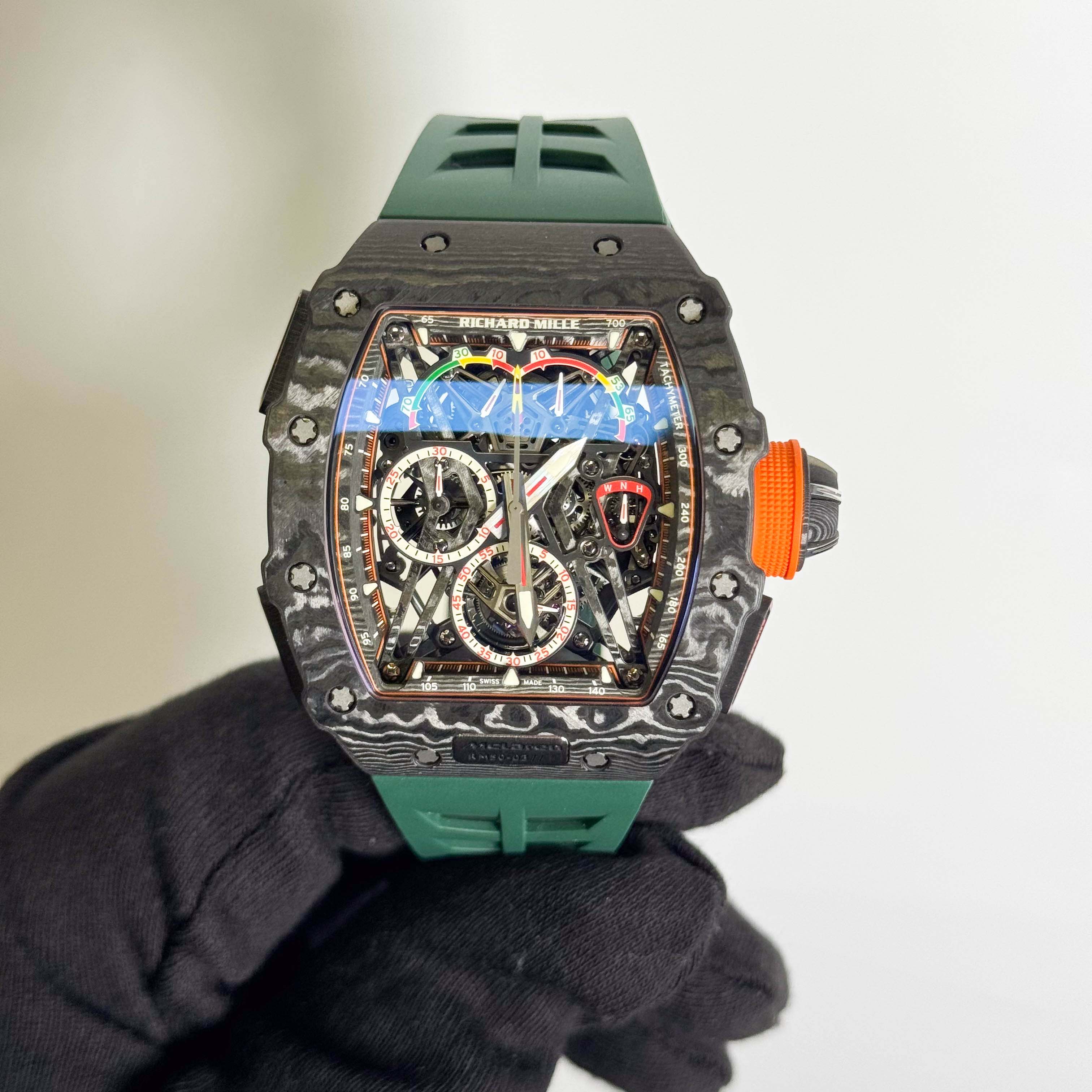 Richard Mille RM50-03 Tourbillion Split-Seconds Chrongraph McLaren F1 49mm Skeleton Dial Watch Ref# RM50-03