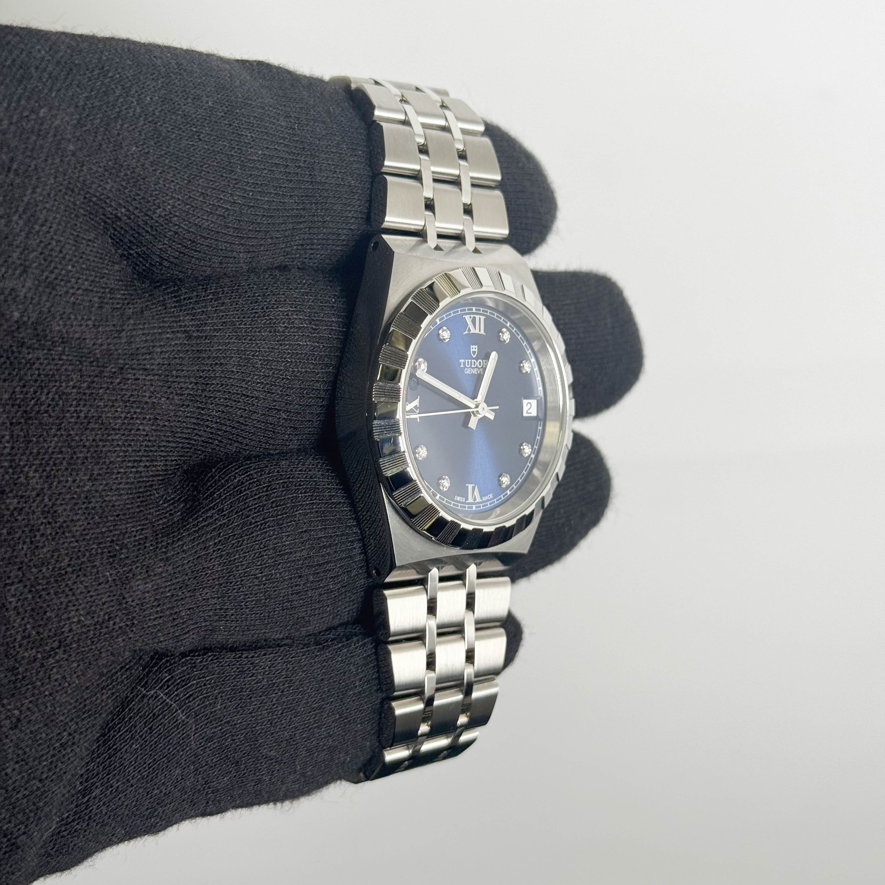 Tudor Royal 34mm Blue Dial Watch Ref# 28400
