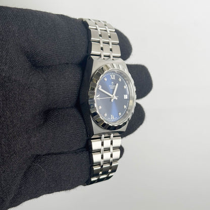 Tudor Royal 34mm Blue Dial Watch Ref# 28400
