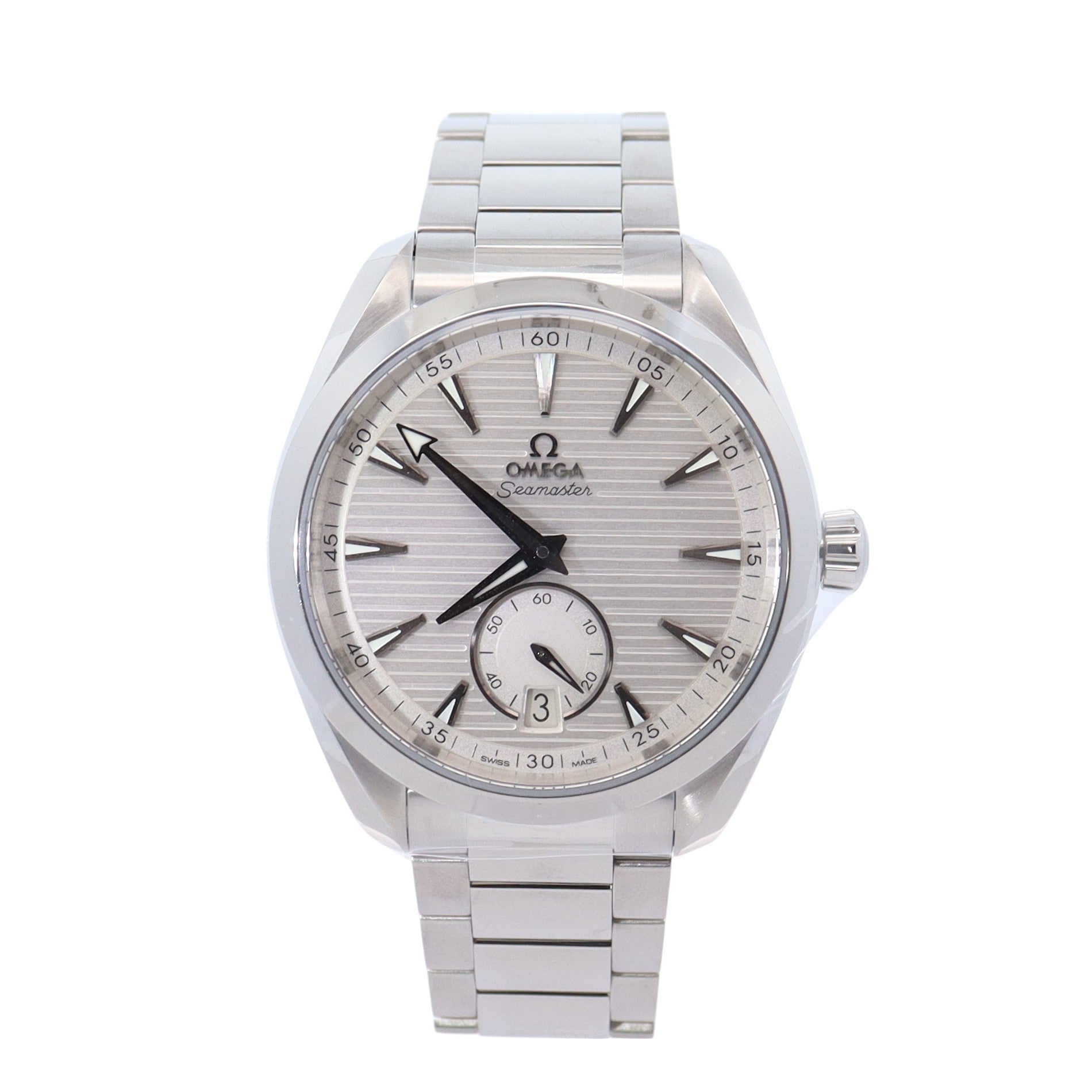 Omega Aqua Terra 41mm Silver Dial Watch Ref# 220.10.41.21.02.002 - Happy Jewelers Fine Jewelry Lifetime Warranty