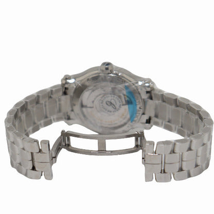 BRAND NEW! Chopard Ladies Happy Sport Stainless Steel Silver Guilloche Dial Watch Reference #278559-3002 - Happy Jewelers Fine Jewelry Lifetime Warranty