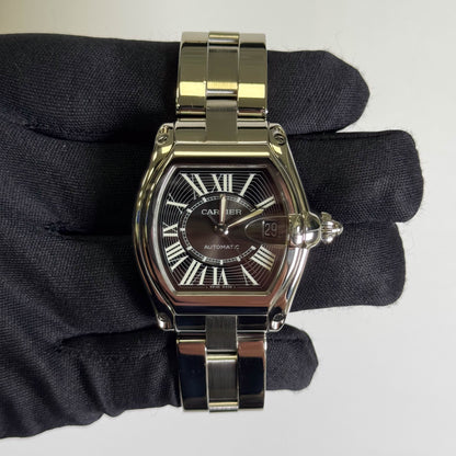 Cartier Roadster 37mm Black Dial Watch Ref# W62041V3 - Happy Jewelers Fine Jewelry Lifetime Warranty