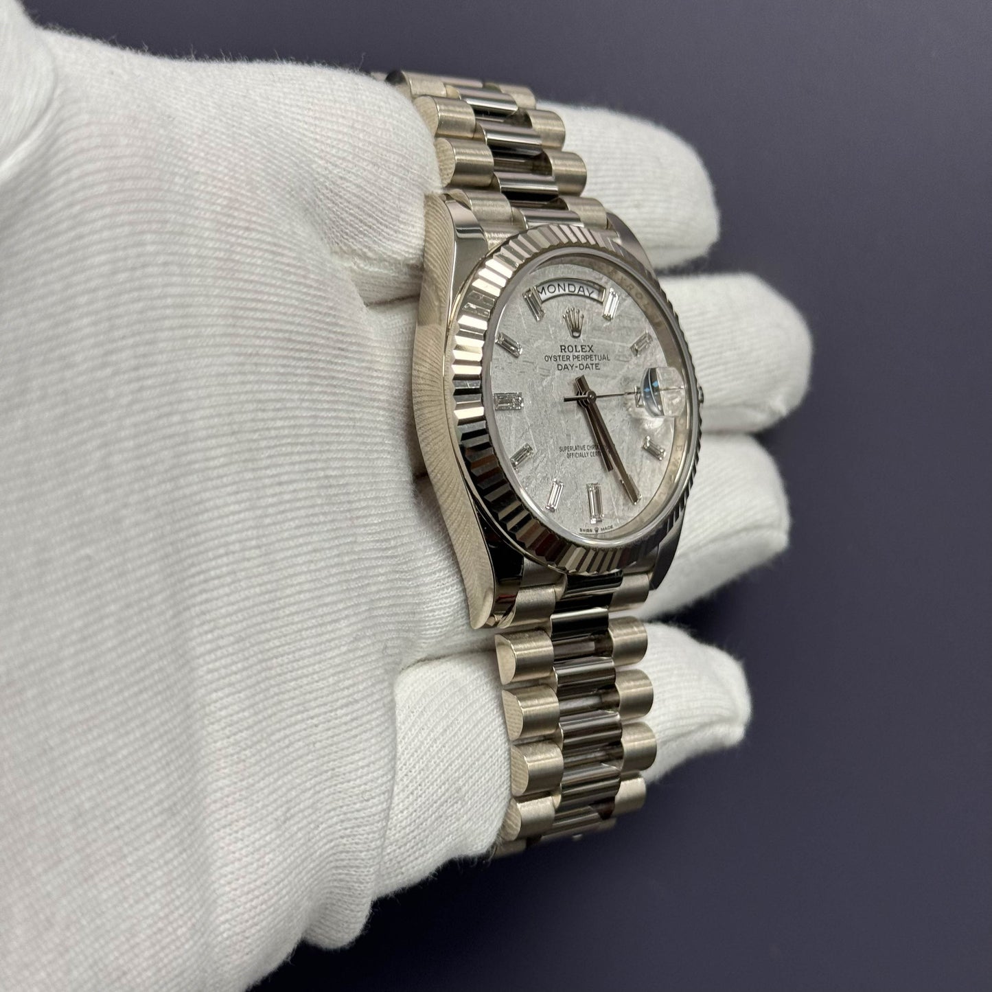 Rolex Day-Date 40mm Meteorite Dial Watch Ref# 228239