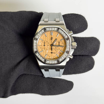 Audemars Piguet Royal Oak Offshore 37mm Salmon Dial Watch Ref# 26231ST.ZZ.A178CA.01