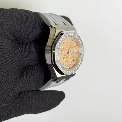 Audemars Piguet Royal Oak Offshore 37mm Salmon Dial Watch Ref# 26231ST.ZZ.A178CA.01
