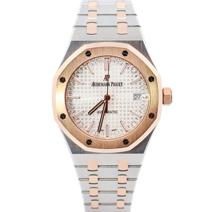 Audemars Piguet Royal Oak 37mm Silver Dial Watch Ref# 15450SR.OO.1256SR.01 - Happy Jewelers Fine Jewelry Lifetime Warranty