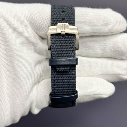 Audemars Piguet Code 11.59 41mm Blue Dial Watch Reference#  15210BC.OO.A321CR.01 - Happy Jewelers Fine Jewelry Lifetime Warranty