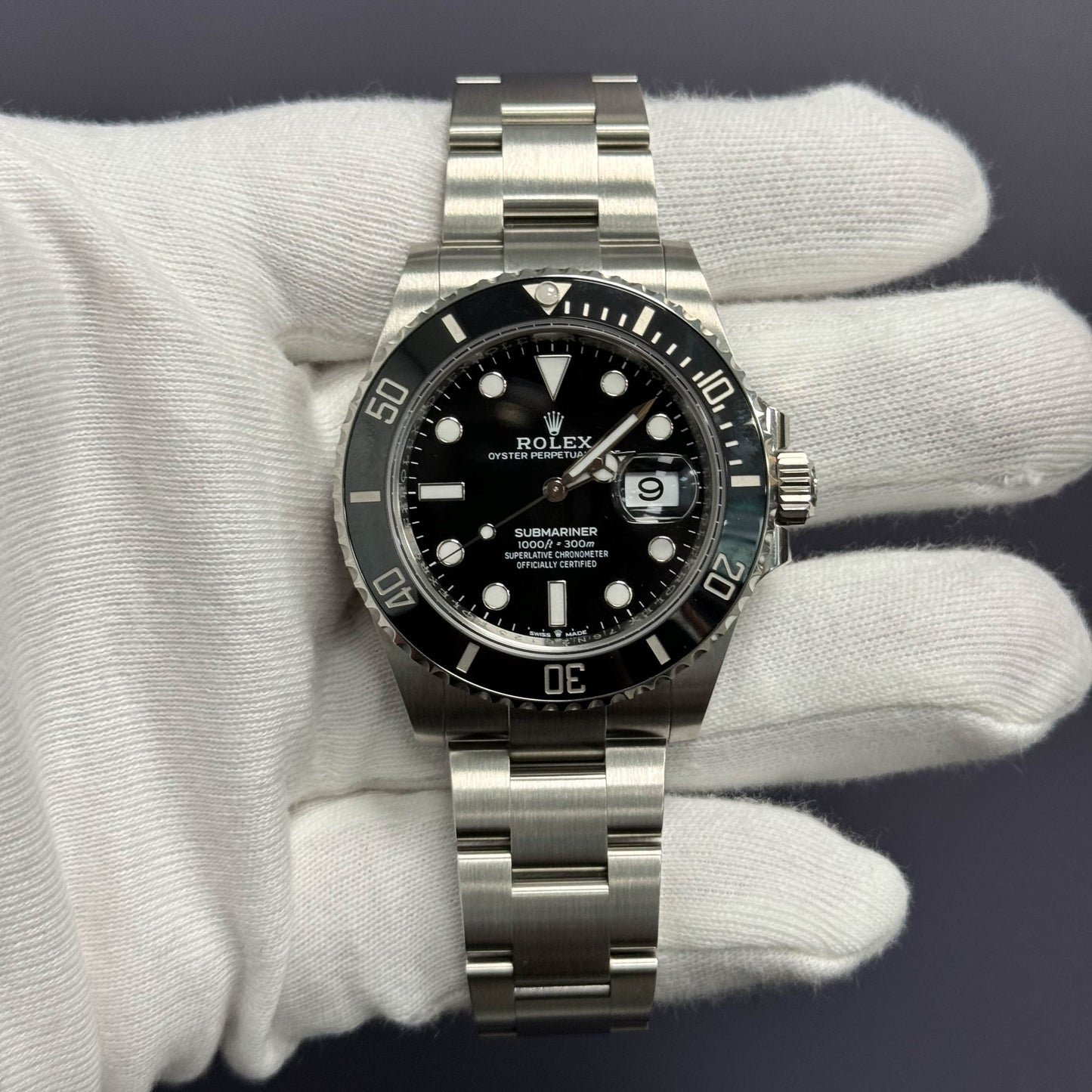 Rolex Submariner Date 41mm Black  Dot Dial Watch Ref# 126610LN