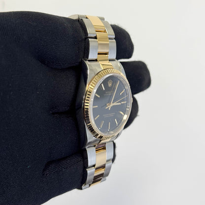 Rolex Oyster Perpetual 34mm Black Dial Watch Ref# 14233 - Happy Jewelers Fine Jewelry Lifetime Warranty