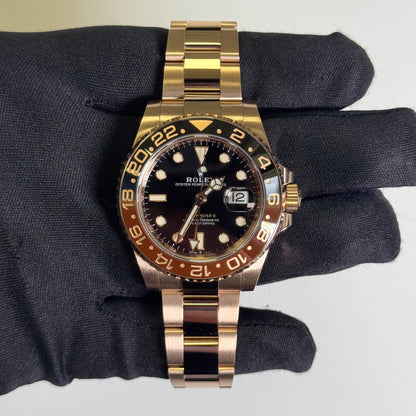 Rolex GMT-Master II 40mm Black Dial Watch Ref# 126715CHNR