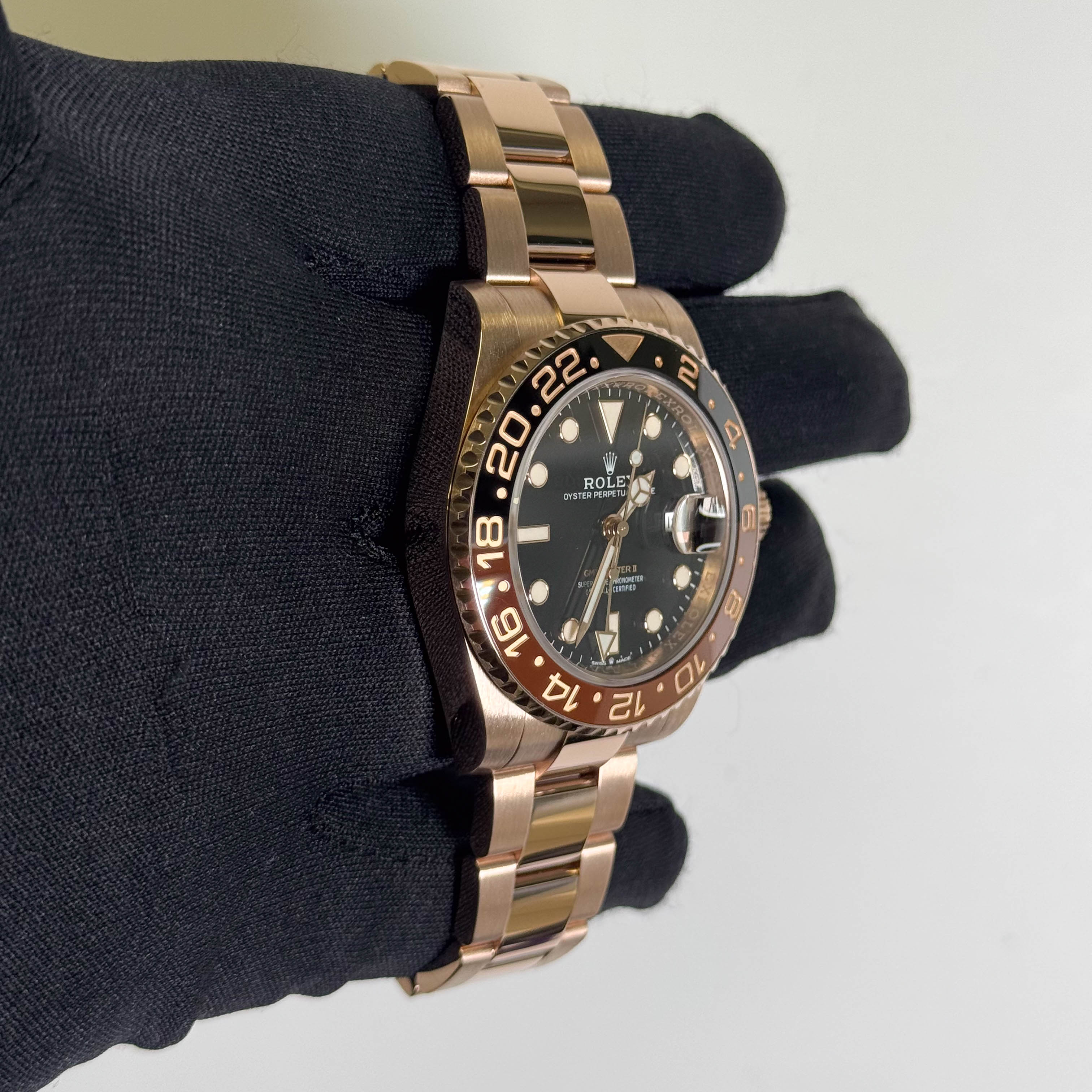 Rolex GMT-Master II 40mm Black Dial Watch Ref# 126715CHNR – Happy