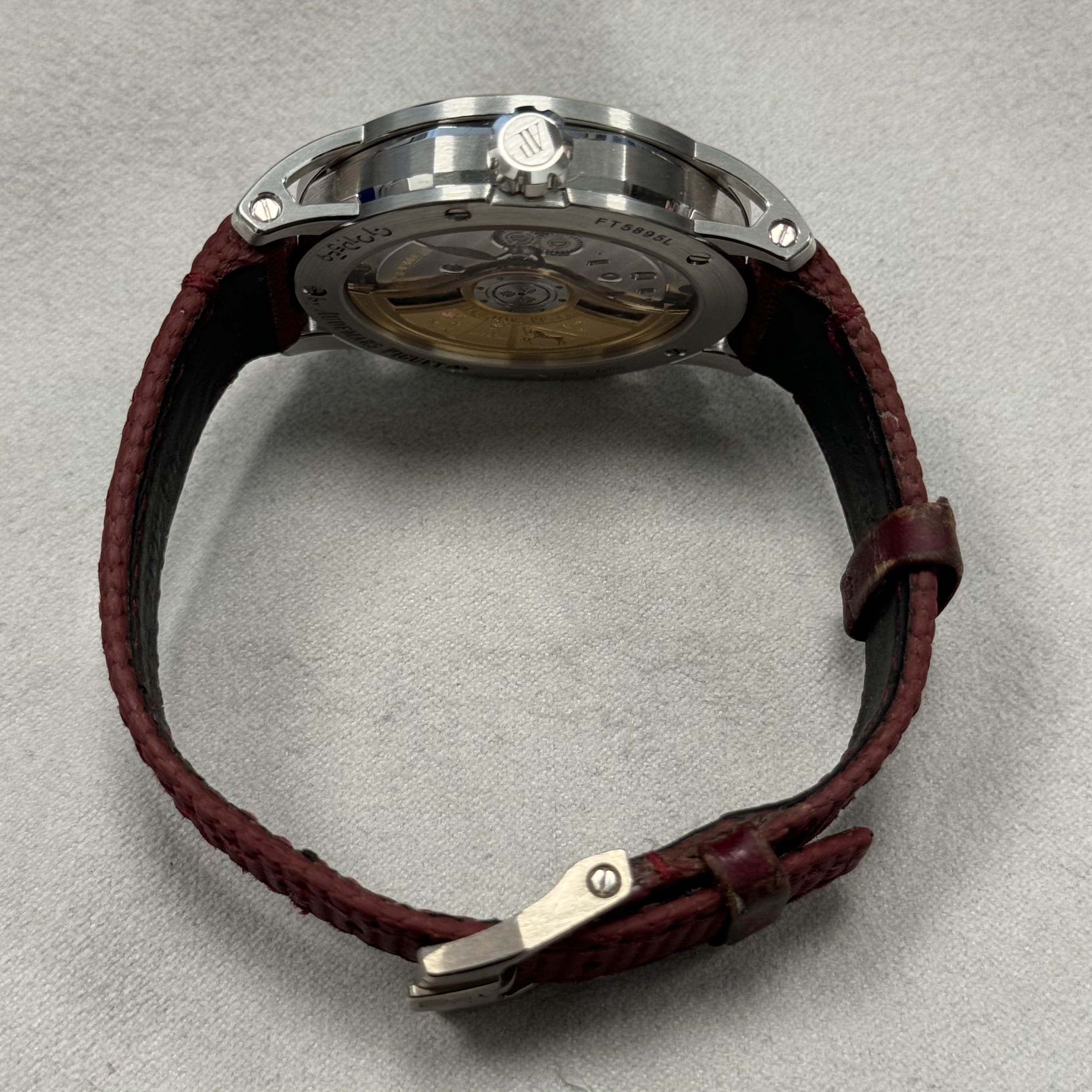 Audemars Piguet Code 11.59 41mm Burgundy Dial Watch Ref# 15210BC.OO.A500KB.01 - Happy Jewelers Fine Jewelry Lifetime Warranty