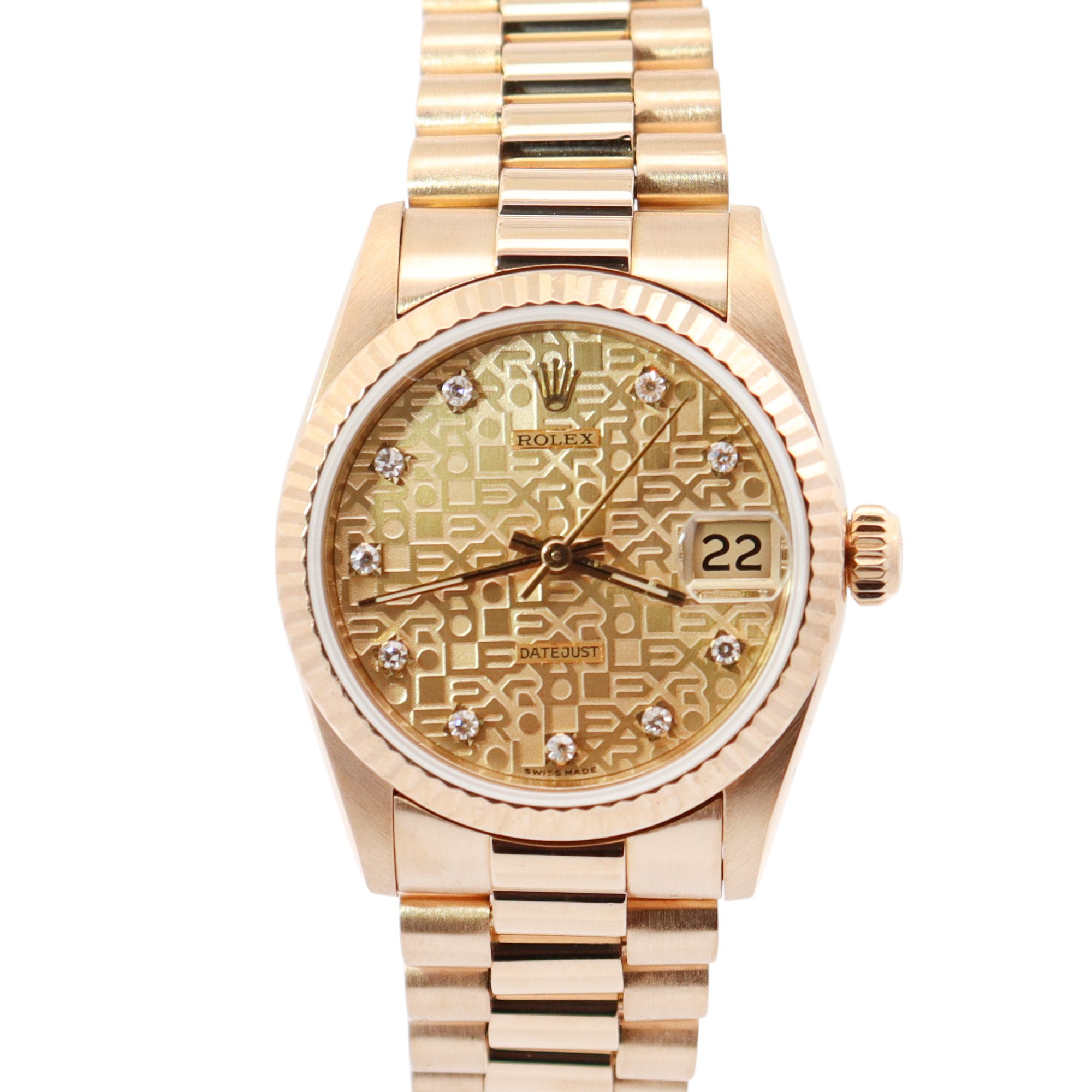 Rolex Datejust 31mm Champagne Dial Watch Ref# 68278 - Happy Jewelers Fine Jewelry Lifetime Warranty