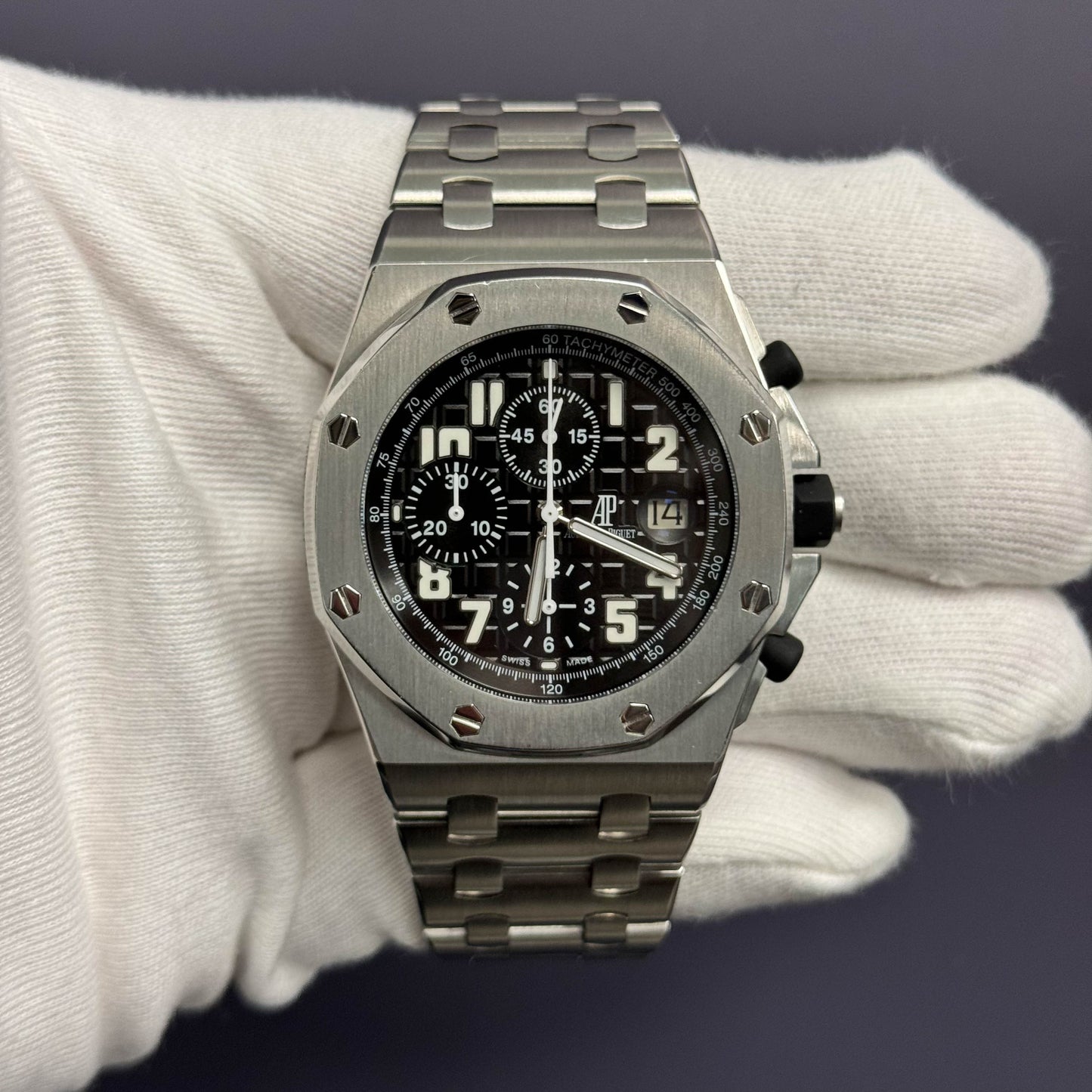 Audemars Piguet Royal Oak Offshore 42mm Black Dial Ref# 26020ST.OO.D001IN.01.A