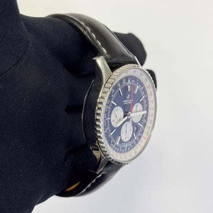 Breitling Navitimer 46mm Black Dial Watch Ref# AB0127 - Happy Jewelers Fine Jewelry Lifetime Warranty